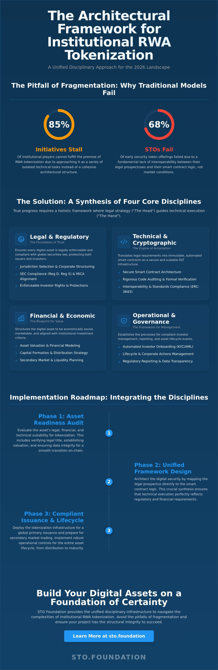 The 4 Essential Disciplines of Compliant Asset Tokenization: A 2026 Framework